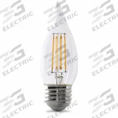 FEIT ELECTRIC Compact LED Bulb: Medium Screw (E26), LED, (BA) Bullet Angled, BA10, 3.3 W Watt, 5000K (MPN BPEFC40950CAFIL/2/RP). Key specifications — attr233510: BA10; attr233525: 120V AC; attr233549: Clear; attr518949: 5000K; attr239859: FEIT ELECTRIC.