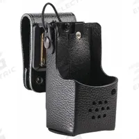 MOTOROLA Case with Swivel Belt Loop: Fits Motorola, Black, Hard Leather, Belt Loop/Cases, Leather (MPN AAJ14X508 LCC-134SD). Key specifications — Material: Hard Leather; Compatible Radio Brand: Motorola; Manufacturer Part Number: AAJ14X508 LCC-134SD; Compatible Radio Series: VX-459; Product Type: Case with Swivel Belt Loop; Color: Black; Brand: MOTOROLA; Compatible Radio Manufacturer Model Number: VX-454 with High Capacity Battery and Display.
