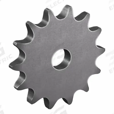 TRITAN Roller Chain Sprocket: No Hub, For Single Strands, 40, 14 Teeth, 2.247 in Pitch Dia - Size 40 Plain-Bore Roller Chain Sprockets