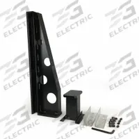 QUICK DAM Flood Gate Stanchion Set: 27 1/2 in Overall Ht, 11 in Overall Wd, 26 in Overall Lg, Steel (MPN QDFGSTAN). Key specifications — Material: Steel; Includes: Stanchion Upright; Product Type: Flood Gate Stanchion Set; Brand: QUICK DAM.