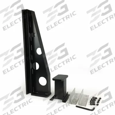 QUICK DAM Flood Gate Stanchion Set: 27 1/2 in Overall Ht, 11 in Overall Wd, 26 in Overall Lg - Accessories for Doorway Flood Barriers