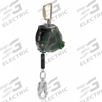 MSA Self-Retracting Lifeline: Stainless Steel Carabiner Anchor - Mounted SRLs