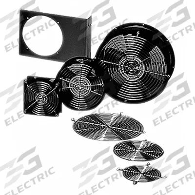 NVENT HOFFMAN Axial Fan: 5 7/8 in Dia, 1 1/2 in Dp, Aluminum, 115V AC - Standard Round Axial Fans