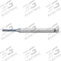 OSG Ball End Mill: Carbide, WXS Coated, 3 Flute, 1 mm Mill Dia, 0.75 mm LOC, 50 mm OAL (MPN 3195006)
