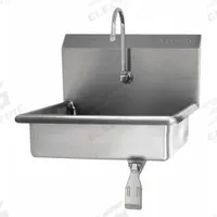 SANI-LAV Hand Sink: 1 Stations, 6 in Bowl Dp, 16 in Bowl Lg, 12 1/2 in Bowl Wd, Faucet Included (MPN 6081-0.5). Key specifications — Includes Side Splash: Side Splash Not Included; Series: Stainless Steel Hand Wash Sink; Brand: SANI-LAV.