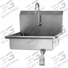 SANI-LAV Hand Sink: 1 Stations, 6 in Bowl Dp, 16 in Bowl Lg, 12 1/2 in Bowl Wd, Faucet Included (MPN 6081-0.5). Key specifications — Includes Side Splash: Side Splash Not Included; Series: Stainless Steel Hand Wash Sink; Brand: SANI-LAV.