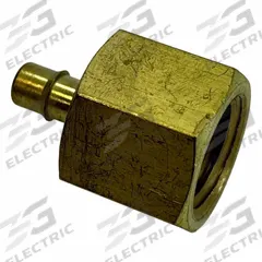 MEM-CO Mini Barbed Fitting Adapter: 3/4 in ID x 3/4 in Pipe x 3/16 in ID Size, FNPT x Tube, Brass (MPN 3/4FB5). Key specifications — Brand: MEM-CO.