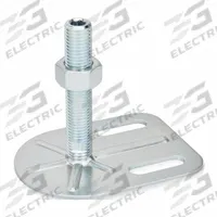 JW WINCO Male-End Leveling Mount: Swiveling Stud, 3/4"-10 Thread Size, 3 3/20 in, 3,597 lbf Capacity (MPN 42-80-3/4X10-100-G0-UK). Key specifications — Base Shape: Rectangular; Load Capacity: 3,597 lbf; Mounting Holes: Mounting Holes Included; Includes: Nut; Base Width: 3-3/20 in.