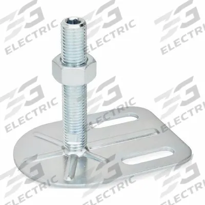 JW WINCO Male-End Leveling Mount: Swiveling Stud, 3/4"-10 Thread Size, 3 3/20 in - Swivel Male Leveling Mounts