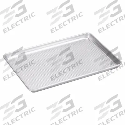 CHICAGO METALLIC Sheet Pan: Sheet Pan Pan, One Half Sheet Pan Size, Aluminized Steel, Glazed - Sheet Pans