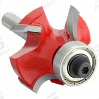 FREUD Roundover Cut Profile Router Bit: Fractional Inch, Carbide, 1 1/4 in Cutter Dia., 2 Flutes (MPN 34-124). Key specifications — attr325197: FREUD.