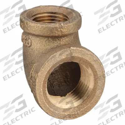 APPROVED VENDOR Metal Pipe Elbow: Elbow, 1/2 in x 3/8 in - Threaded Low-Pressure Pipe Fittings for Potable Water