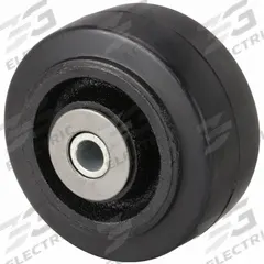 APPROVED VENDOR Caster Wheel: 5 in Wheel Dia., 2 in Wheel Wd, Rubber, 500 lb Load Rating, Iron, Std (MPN 2RZJ7). Key specifications — attr1111770: Iron; attr1111778: Black; attr1111764: APPROVED VENDOR.