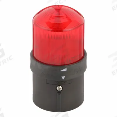 SCHNEIDER ELECTRIC Tower Light Incandescent Assembly: 1 Tier, Red, No Sounder Tier, Steady - Single-Tier Tower Light Assemblies