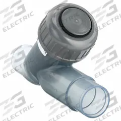 GF PIPING SYSTEMS Y Check Valve: Piston, Y-Style Valve Body, 1 1/2 in Pipe Size, Spigot x Spigot (MPN 192304010). Key specifications — Brand: GF PIPING SYSTEMS.