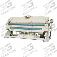 BAILEIGH INDUSTRIAL Sheet Metal Brake: Foot Pedal/Hand Lever Actuation + Finger, Angle Gauge, White (MPN BB-9610H). Key specifications — attr67184: BAILEIGH INDUSTRIAL; attr67188: BB-9610H; attr67191: Foot Pedal.