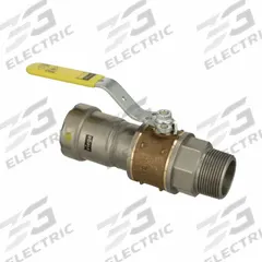 VIEGA MEGAPRESS Manual Two-Way Ball Valve: 1 1/4 in, Bronze, Straight, 125 psi Max. Pressure (CWP) (MPN 30675). Key specifications — Brand: VIEGA MEGAPRESS; Handle: Locking Lever.