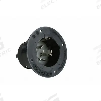 LEGRAND Locking Inlet: Non-NEMA, Black, 125V AC, 50 A, 3 Pole - General Purpose Inlets