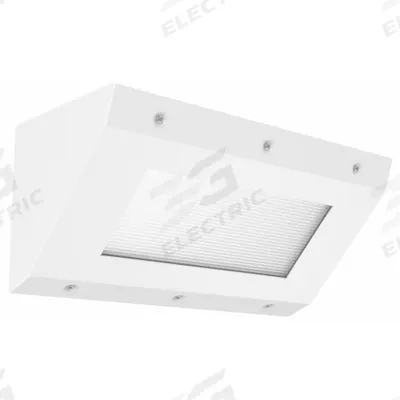 LUMINAIRE LED Corner Mount LED Fixture: 2 ft Lg, 1,846 lm, 4000K, 25 W, 120/277V AC, Steel - Corner-Mount Vandal-Resistant LED Light Fixtures