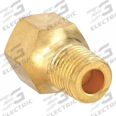 WEKSLER Pressure Gauge Snubber: Brass, Filter, Brass NPT, 1,500 psi Max. Pressure, Oil/Water (MPN BW42). Key specifications — Snubber Type: Filter; Connection Type: NPT; Brand: WEKSLER; Material: Brass; Compatible Liquids and Gases: Oil.