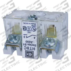 EATON Contact Block: 30 mm Panel Mounting Size, 1NO, Momentary, HT800 Series, Screw Clamp Terminals (MPN HT8C). Key specifications — Switch Action: Momentary; Terminal Connection Type: Screw Clamp Terminals; Brand: EATON; Compatible with Series: HT800.