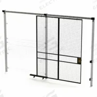 HUSKY RACK & WIRE Slide Door: 8 ft H x 6 ft W x 1 3/4 in D, Black, Powder-Coated (MPN V540608). Key specifications — attr1283297: Powder-Coated; attr1283316: Steel; attr1283313: Yes; attr1283333: HUSKY RACK & WIRE.