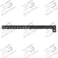 ID Wristband: No Legend, 10 in Overall Lg, 5/8 in Overall Wd, Plastic, Black, 500 PK (MPN P1H-10). Key specifications — attr1126094: Black.