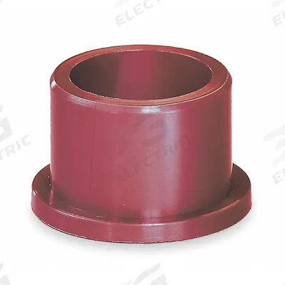 IGUS Flanged Sleeve Bearing: Polymer, 1 1/4 in Bore, 1 1/2 in OD, 1 in Overall Lg - Low-Friction Plastic Flanged Sleeve Bearings