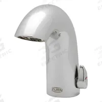 ZURN Bathroom Sensor Faucet: Aqua-FIT®, Brass, Polished Chrome Finish, Single-Post, Battery, Spray (MPN Z6950-XL-IM-S-F). Key specifications — Brand: ZURN; Includes: In-Line Filter; Series: Aqua-FIT®.