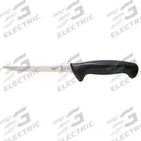MERCER CUTLERY Boning Knife: Narrow, 6 in Overall Lg, Steel Blade, Santoprene/Polypropylene Handle (MPN M22206). Key specifications — Sub-brand: Millennia; Brand: MERCER CUTLERY; Blade Material: Steel; Blade Type: Narrow; Edge Style: Sharp Edge; Forged/Stamped: Stamped; Handle Color: Black; Handle Material: Santoprene/Polypropylene.