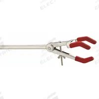 CHEMGLASS Dual Adjust Clamp: Clamp, Zinc Alloy, 5 in Overall Lg, 3 Prongs, Nickel Plated (MPN CG-9205-03). Key specifications — attr1025734: CHEMGLASS; attr1025737: Zinc Alloy; attr1025736: Nickel Plated; attr1025747: Clamp.