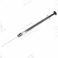 HAMILTON Chromatography Syringe: 1 mL Capacity - mL, Gastight, Borosilicate Glass, PTFE, PTFE (MPN 81330). Key specifications — Attachment Type: Large RN; Plunger Material: PTFE; Needle Point Style: 2; Needle Type: Removable; Sterile/Non-Sterile: Sterile; Tip Material: PTFE; Barrel Material: Borosilicate Glass; Brand: HAMILTON.