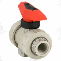 GF PIPING SYSTEMS Manual Two-Way Ball Valve: 1/2 in, Polypropylene, Straight, FNPT x FNPT, Two-Piece (MPN 167546322). Key specifications — Brand: GF PIPING SYSTEMS; Handle: Lever.