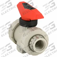 GF PIPING SYSTEMS Manual Two-Way Ball Valve: 1/2 in, Polypropylene, Straight, FNPT x FNPT, Two-Piece (MPN 167546322). Key specifications — Brand: GF PIPING SYSTEMS; Handle: Lever.