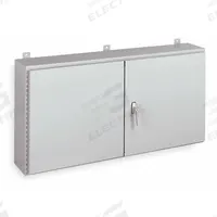 WIEGMANN Enclosure: Steel, 24 in x 48 in x 8 in, NEMA 12, Solid Cover, Hinged (MPN WA244808WF). Key specifications — Brand: WIEGMANN; Closure Method: Screws; Knockouts: Not Included.