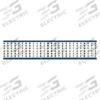 BRADY Wire Marker: A to Z, Black on White, 650 Labels, Vinyl Cloth, -40°F to 176°F, 25 PK (MPN WM-A-Z-PK). Key specifications — Legend: A to Z; Label Material: Vinyl Cloth; Brand: BRADY; Color: Black on White.