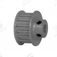 DAYTON Timing Pulley: Curvilinear, Fixed, For HTD Timing Belt Section, For 9 mm Belt Wd, 16 Teeth (MPN 16-5M09-6FA4). Key specifications — Brand: DAYTON; Finish: Clear Anodized; For Belt Series: Powerhouse®.
