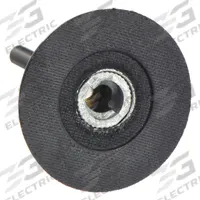 NORTON Quick Change Disc Backup Pad: TR, 4 in Dia, 1/4 in Straight-Shank, Medium Density (MPN 66261047581). Key specifications — Brand: NORTON; Tool Connection: 1/4 in Straight-Shank.