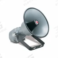 FEDERAL SIGNAL Speaker with Amplifier: Powered, 1-Way, 13 in Overall Wd, 17 in Overall Ht, 24V DC (MPN 304X-024). Key specifications — attr1056470: Outdoor; attr1056495: Powered.