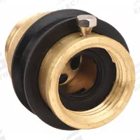 ZURN WILKINS Vacuum Breaker: For Water Media, 180°F, Brass, Back-Siphonage, Rough Brass, Male, GHT (MPN BFP-8F). Key specifications — Includes: Set Screw; Spring Material: Stainless Steel; Connection Gender - Side 1: Male; Connection Gender - Side 2: Female; Connection Type - Side 1: GHT; Connection Type - Side 2: GHT; Body Finish: Rough Brass; Security Mechanism: Break-Away Set Screw.