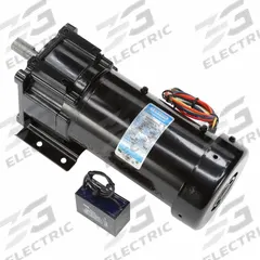 LESSON AC Gearmotor: Inline, Single Output Shaft, Keyed, PSC, TEFC, 156 RPM, 60 in-lb Max Torque (MPN M1145035.00). Key specifications — Inverter Rated: No; Brand: LESSON; Full Load Current: 2.0/1.0 A.