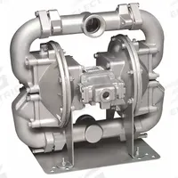 SANDPIPER Double Diaphragm Pump: 316 Stainless Steel Body, 2 in, NPT Connection, 208 gpm, FKM Valve (MPN HDF2,DV6S.). Key specifications — Brand: SANDPIPER; Seat Material: 316 SS; Check Valve Material: FKM.