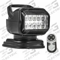 GOLIGHT Spotlight: Rectangular, Spot, LED, Handheld Remote, Magnetic, Lighter Plug, Black, GT Series (MPN 79514GT). Key specifications — Housing Color: Black; Brand: GOLIGHT; Electrical Connection: Lighter Plug; Installation Type: Removable; Controller Type: Handheld Remote.