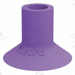 PIAB Vacuum Pad: Plain Pad without Adapter, 25 mm Pad Dia, Thermoplastic Elastomer, Purple, 60A (MPN VL25BL). Key specifications — attr1019194: VL25BL; attr1019196: PIAB; attr1019197: 60A.
