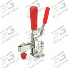 DE-STA-CO Toggle Clamp: Locking Vertical Handle, Flange Base Mounting, 99° Clamp Arm Opening Angle (MPN 207-UR). Key specifications — attr668198: DE-STA-CO; attr668630: Neoprene.