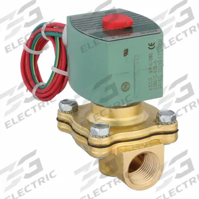 REDHAT Solenoid Valve: 2-Way, Normally Closed, 1/2 in Pipe Size, 24V AC, Watertight - 2-Way/2-Position, Normally Closed Solenoid Valves
