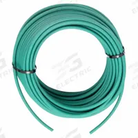 EAGLE BELTING Round Belt: Green, 6 mm Dia, For 54 mm Min Pulley Dia, 100 ft Overall Lg, Solid, Rough (MPN 4905306). Key specifications — Hardness: 89A; Brand: EAGLE BELTING; Belt Material: Polyurethane; Color: Green.