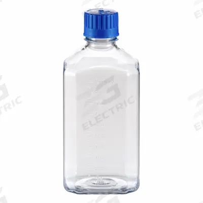 APPROVED VENDOR Media Bottle: PETG, 33.81 fl oz Capacity - oz, 1 L Capacity - mL, Closure Included - Plastic Lab Media Bottles
