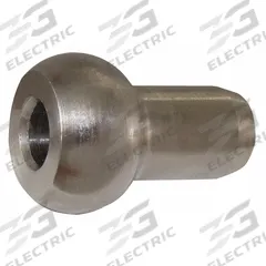 LOOS Single Shank Ball: 3/8 in Compatible Rope Dia, Stainless Steel, 29/32 in Ball Dia (MPN 664C12). Key specifications — Brand: LOOS; Compatible Rope Material: Stainless Steel; Material: Stainless Steel.