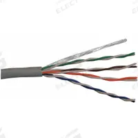 CAROL Category Cable: 14 pF/ft Max Capacitance, 1,000 ft Cable Lg, 24 AWG, Riser, Gray, PVC, Std, 5e (MPN CR5.30.10). Key specifications — Conductor Gauge: 24 AWG; Jacket Material: PVC; Brand: CAROL; Pairs Separation: Standard.